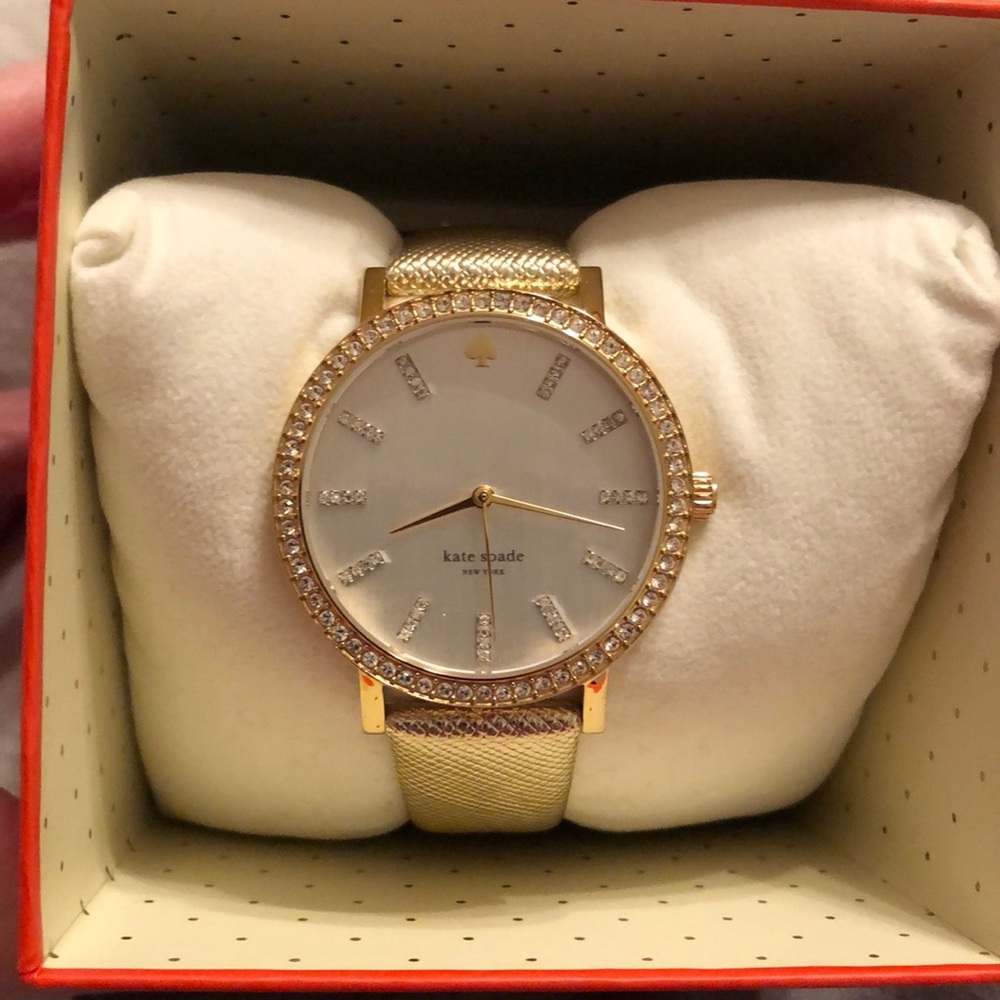 Gold Kate spade watch